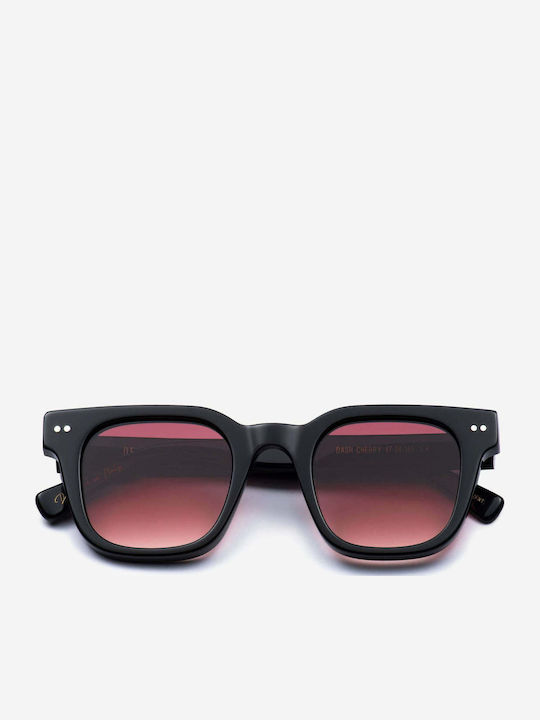 De Sunglasses Dash Sunglasses Μαύρα with Acetate Frame & Red Lens De Sunglasses Dash Sunglasses Μαύρα with Acetate Frame & Red Lens