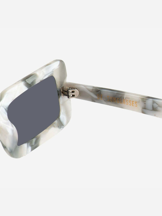 De Sunglasses Lamda Women's Sunglasses with Plastic Frame Marble