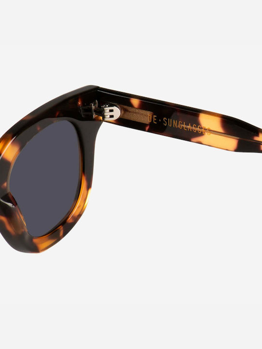 De Sunglasses Halfway Unisex Sunglasses with Plastic Frame Tortoise