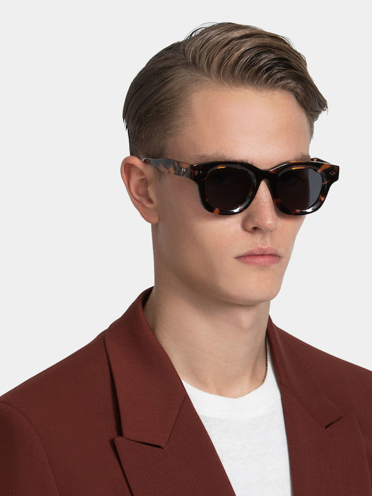 De Sunglasses Halfway Unisex Sunglasses with Plastic Frame Tortoise
