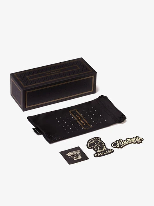 Hawkers One Lifestyle Unisex Γυαλιά Ηλίου με Κοκκάλινο Σκελετό Crystal Champagne Ντεγκραντέ