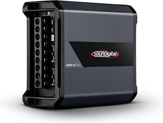 SounDigital Car Audio Amplifier SD600.4 EVO 4 4 Channels