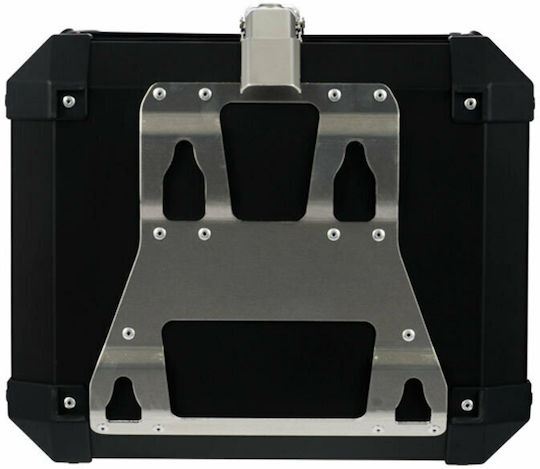 Coocase Q1 Μπαγκαζιέρα Μοτοσυκλέτας Αλουμινίου 45lt Μαύρη