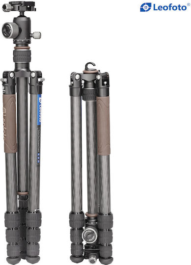 Leofoto Leofoto Urban LX-254CT LX-254CT Plus XB-32 Camera Tripod Made of Carbon Fiber with Spherical Head Up to 163cm