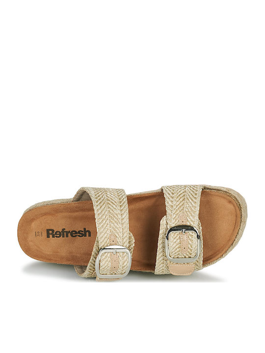 Γυναικεία Σανδάλια Flatforms Μπεζ