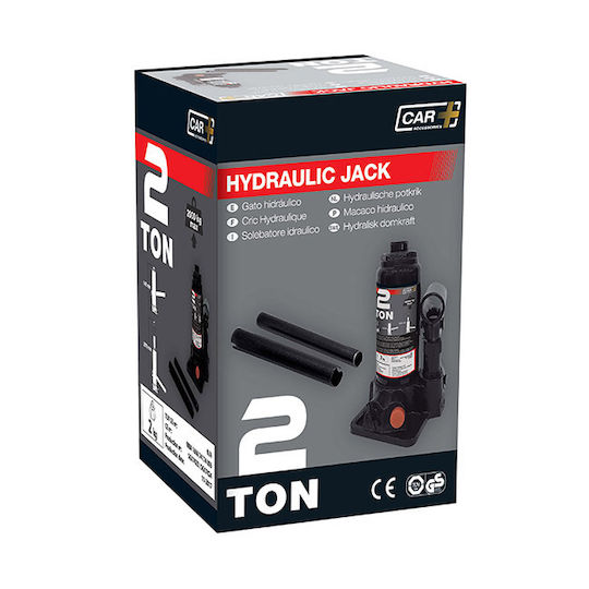 Car+ Hydraulic Bottle Jack for Weight Capacity up to 2 Tons