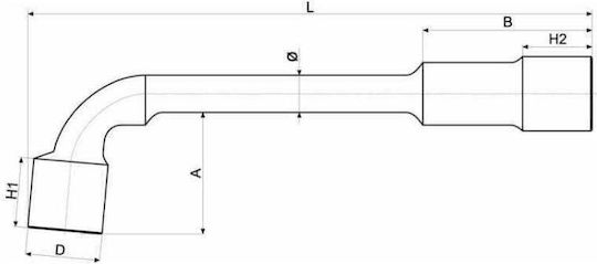 Yato Κλειδί Πίπας 12mm