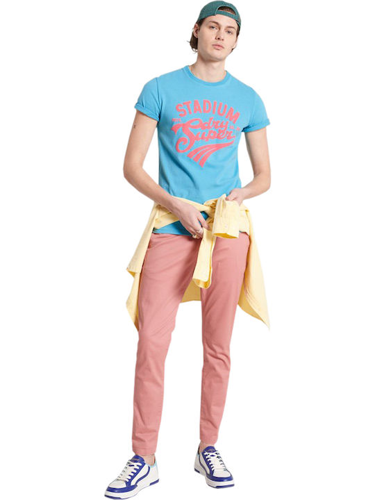 Collegiate Graphic Standard Weight T-Shirt Ocean Blue