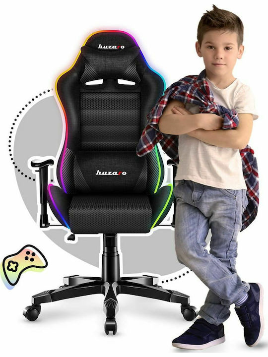 Huzaro Ranger 6.0 Child RGB Mesh Piele Sintetică Neagră Huzaro Ranger 6.0 Child RGB Mesh Piele Sintetică Neagră