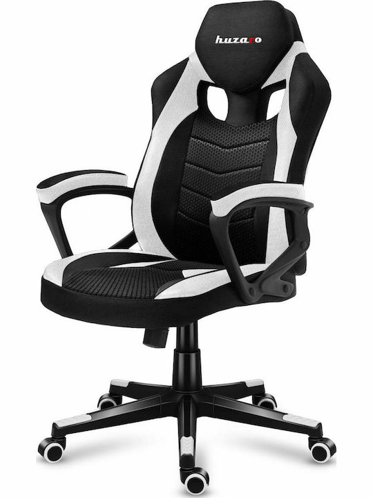 Huzaro Force 2.5 Υφασμάτινη Καρέκλα Gaming Λευκή