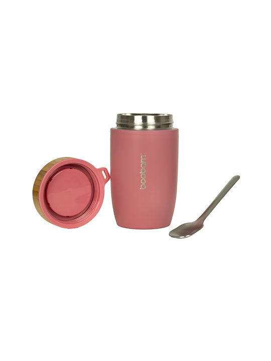 Boobam Lunchbox Isolierte Lunchbox Inox Rosa 500ml 1Stück