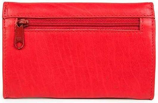 Fetiche Leather Καπνοθήκη από Κόκκινη Δερματίνη με Μαγνητικό Κούμπωμα 13x8.5εκ.
