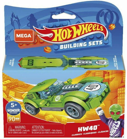 Mega Bloks Τουβλάκια Hot Wheels για 5+ Ετών 106τμχ (Διάφορα Σχέδια) 1τμχ