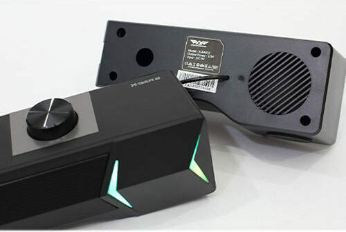 Armaggeddon X-Bar 2 Ασύρματα Ηχεία Υπολογιστή 2.0 με RGB Φωτισμό και Bluetooth Ισχύος 12W σε Μαύρο Χρώμα