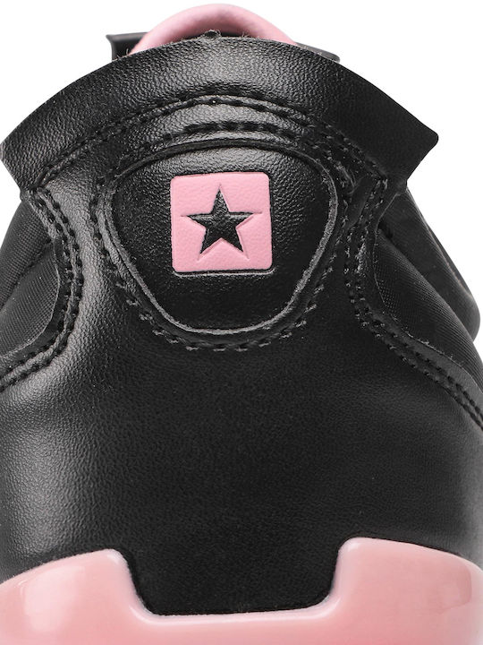 Damen Flatforms Sneakers Schwarz