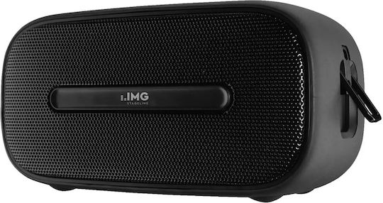 IMG Stageline Enano1 Αδιάβροχο Ηχείο Bluetooth 5W με Ραδιόφωνο και Διάρκεια Μπαταρίας έως 6 ώρες Μαύρο