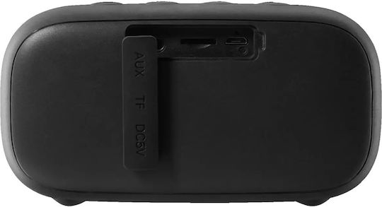 IMG Stageline Enano1 Αδιάβροχο Ηχείο Bluetooth 5W με Ραδιόφωνο και Διάρκεια Μπαταρίας έως 6 ώρες Μαύρο