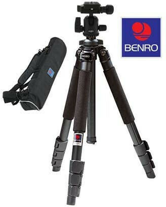 Benro Benro Kamerastative aus Aluminium mit Kugelförmiger Kopfart und Maximaler Belastung 4kg