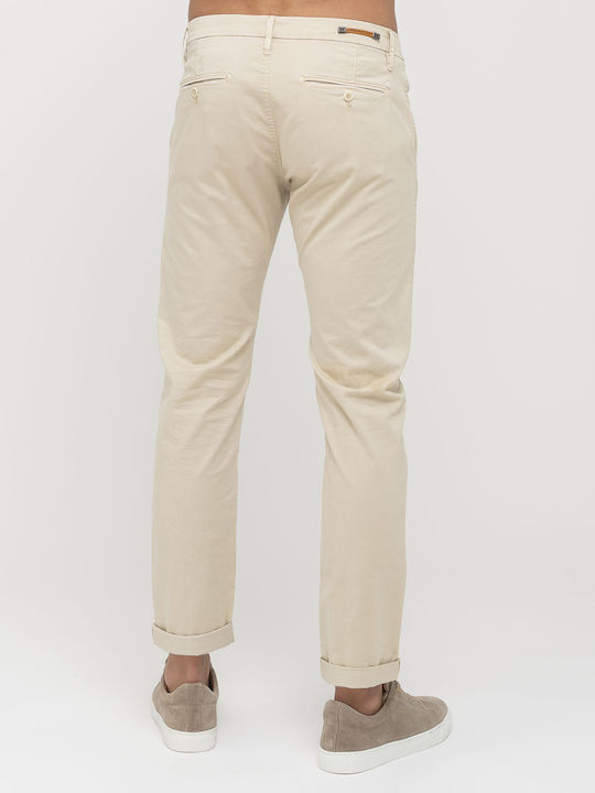Culton Pantaloni Chino Elastic Bej