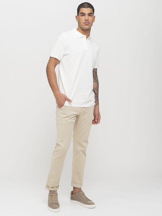 Culton Pantaloni Chino Elastic Bej