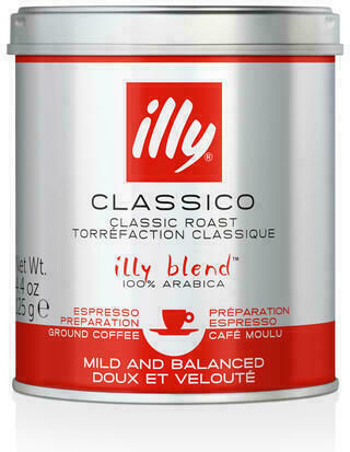 Illy Καφές Espresso Arabica Classico Αλεσμένος σε Κουτί 125gr