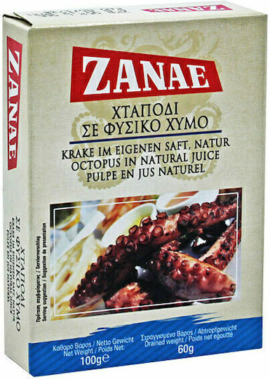 Zanae Octopus In Natural Juice 100gr