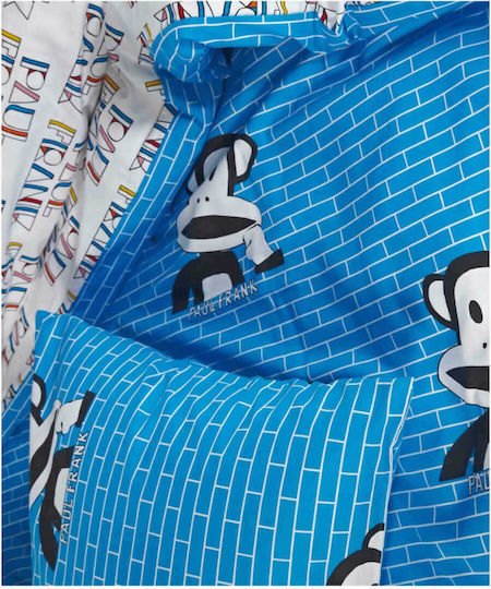 Kentia Παιδικό Κουβερλί Μονό Paul Frank Μπλε 160x260εκ.