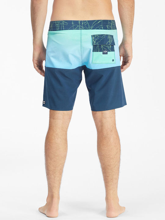 Billabong Fifty50 Panel Pro 18" Herren Badebekleidung Bermuda Blau Gestreift