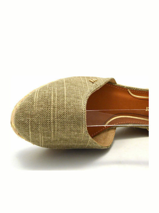 Bella Platforme Dama În Tip Espadrile Verzi