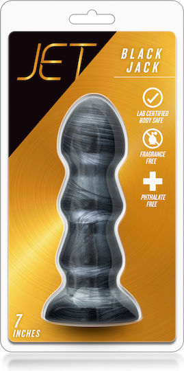 Blush Jet Black Jack Πρωκτικό Dildo XLarge Μαύρο 27.5cm