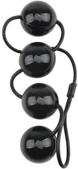 Chisa Novelties Rubicon Anal Balls Anal Beads Medium Black 55cm