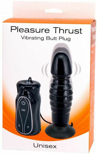 Seven Creations Pleasure Thrust Πρωκτικός Δονητής Black 16cm