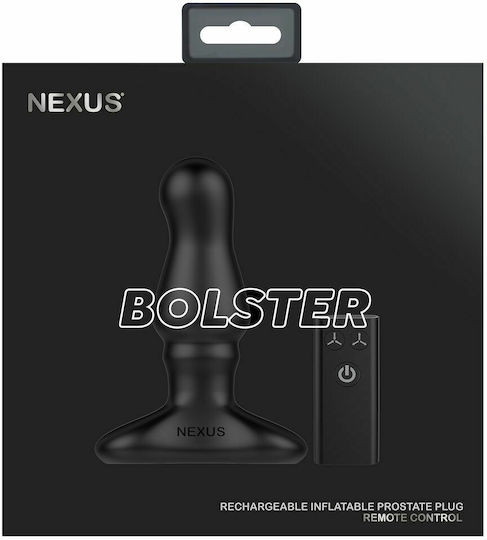 Nexus Bolster Anal Plug mit kabelloser Funktion und Vibration Schwarz 12.3cm