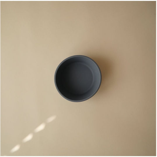 Mushie Baby Food Bowl Suction made of Silicone Blue