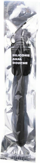 All Black Silicone Anal Douche Analdusche Black 27cm