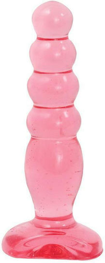 Doc Johnson Crystal Jellies Anal Delight Анална тапа Pink 14см