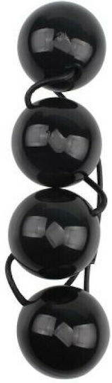 Chisa Novelties Rubicon Anal Balls Anal Beads XLarge Black 6cm