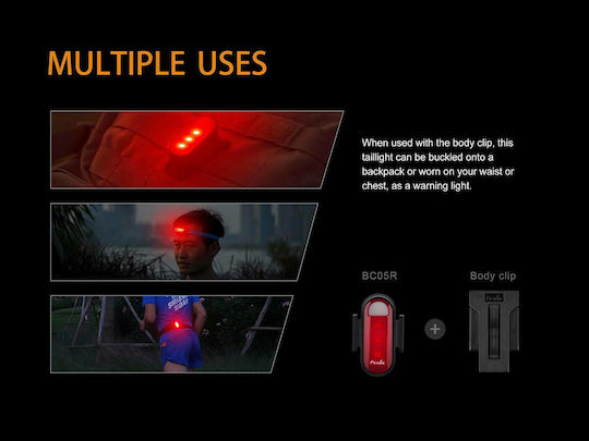 Fenix BC05R Rechargeable Rear Bicycle Light LED