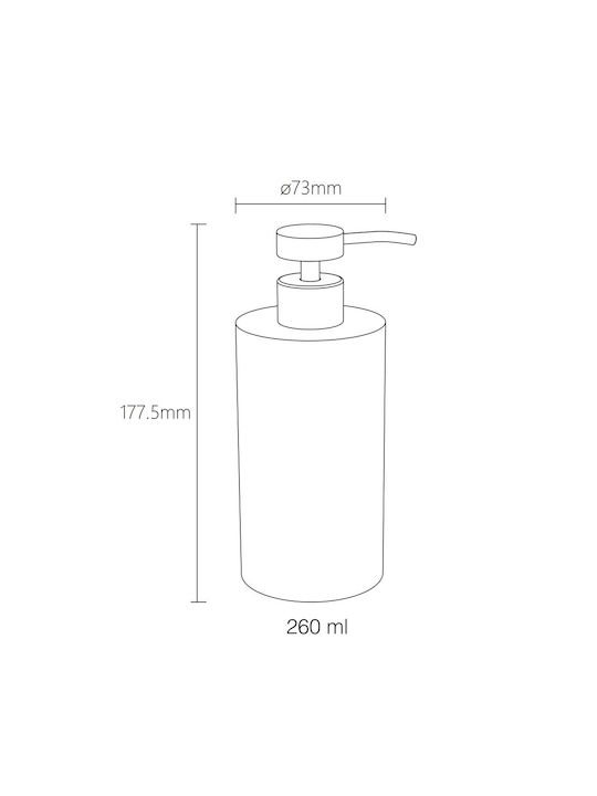 Sealskin Blend Επιτραπέζιο Dispenser Κεραμικό Πολύχρωμο 260ml