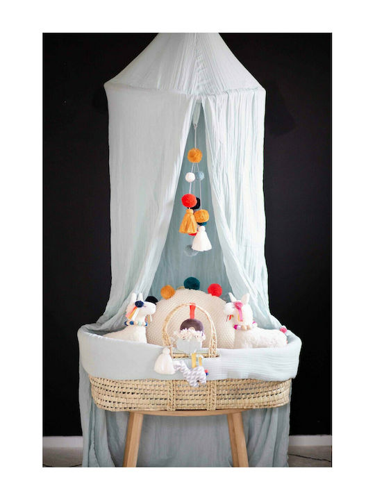 Kikadu Mückennetz Zimmer Organic Baumwolle 1517901 Hellblau 220cm