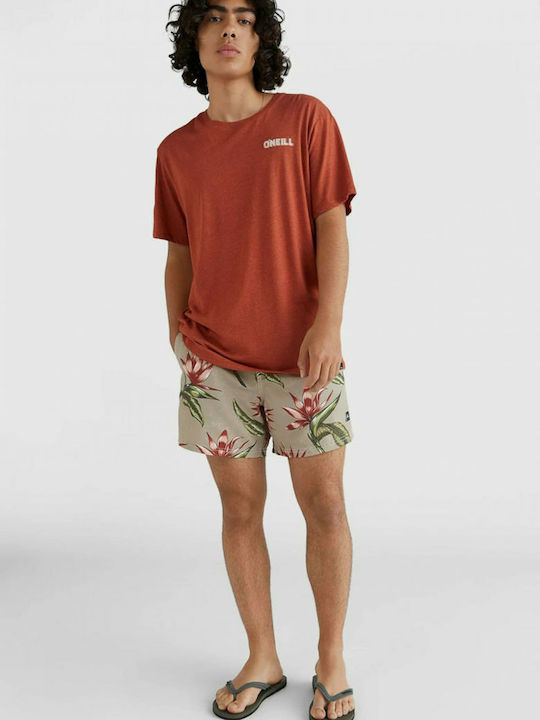Men's Swimwear Shorts Green Floral