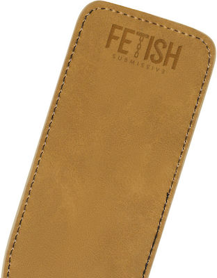 Fetish Submissive Origin Paddle with Stitching Light Brown