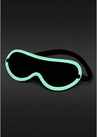 Ns Novelties GLO Bondage Blindfold BDSM Mask Green