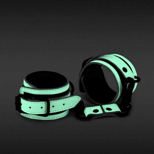 Ns Novelties GLO Bondage Wrist Cuff Handcuffs Green