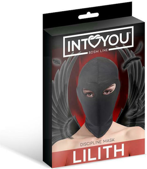 IntoYou BDSM Line Lilith BDSM Маска Дисциплинарна маска в Черен Цвят