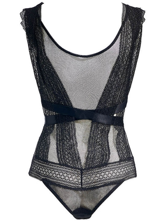 Luna Scandal Sexy Κορμάκι Body Black