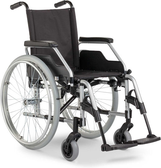 Meyra Eurochair 1.750 Αναπηρικό Αμαξίδιο 24" Ελαφρού Τύπου 46cm 1.750 Ασημί