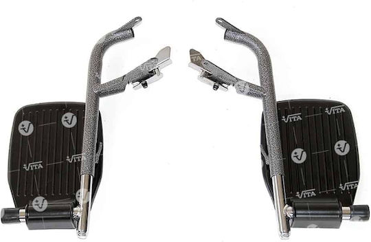 Vita Orthopaedics Αμαξίδιο Bariatric Steel 60cm Αναπηρικό Αμαξίδιο 12" Πτυσσόμενο Απλού Τύπου 60cm 09-2-106