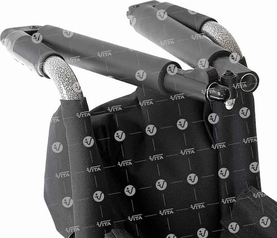 Vita Orthopaedics Αμαξίδιο Bariatric Steel 60cm Αναπηρικό Αμαξίδιο 12" Πτυσσόμενο Απλού Τύπου 60cm 09-2-106