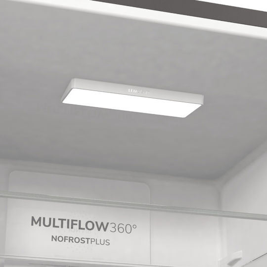 Gorenje Ψυγειοκαταψύκτης 495lt NoFrost Υ200xΠ70.4xΒ69.4εκ. Inox NRK720EAXL4